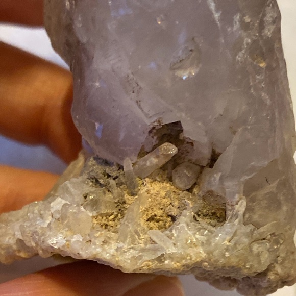 Natural purple fluorite on crystal matrix from Morocco-Updated photos added - Picture 10 of 16